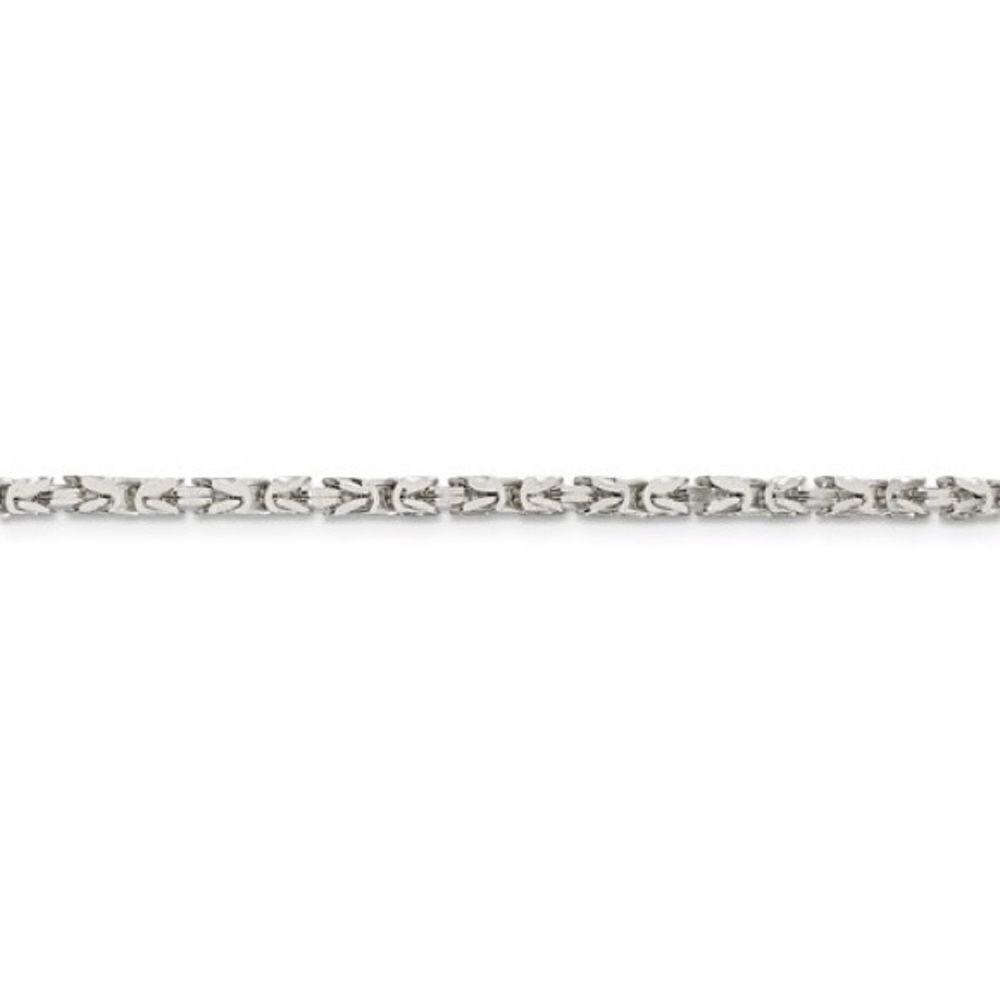 Sterling silver byzantine necklace - Picture 2 of 4